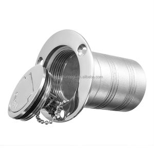 Matériel marin 90 degrés en acier inoxydable 316 gaz de bateau 38mm remplissage/remplissage/remplisseurs de pont de carburant pour camions Rv avec capuchon sans clé matériel marin - Product Image 2