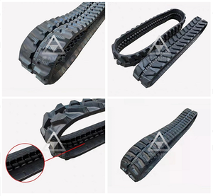 Exportation de l'assemblage de tampons en caoutchouc 250*72*49 patins de chaussure de piste pour Mini pelle PC18MR-2 pièces de train d'atterrissage maillon de chaîne de piste - Product Image 4