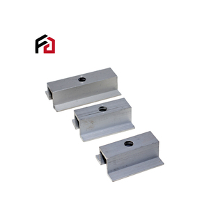 Prix du fabricant Vente directe d'usine Support <span class=keywords><strong>solaire</strong></span> Accessoires de montage en aluminium Pince centrale <span class=keywords><strong>solaire</strong></span> pour système de montage - Product Image 4