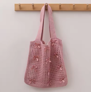 Nuevo Bolso de Mano de Lona, Bolso de Playa de Alta Calidad, Bolso de Hombro Tejido Portátil con Lazo, Bolso de Compras - Product Image 3