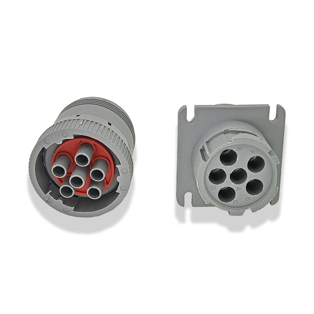 Custom Connector Adapter Hd16-6-12S-B010 Deutsch Hd Series 6 Pin Way Female Automotive Waterproof Housing J1708 Wire Connector