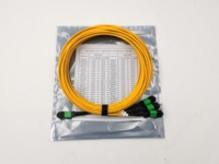 Câble optique MTP/MPO vers LC QSFP à haute densité 8F/12F/24F, MPO 12 APC femelle, monomode OS2, Plenum OFNP
