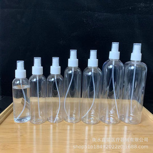 Botellas de Spray de Plástico PET de 150, 200, 300 y 500 ml, con Bomba Pulverizadora, Forma Cilíndrica, para Envasado de Productos de Cuidado Personal - Product Image 1