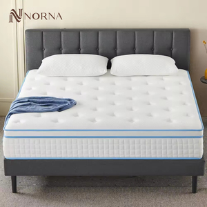 Materasso letto a buon mercato king queen singola dimensione 5 zona in pile topper letto hotel in lattice naturale gel memory foam materasso a molle tascabile - Product Image 2