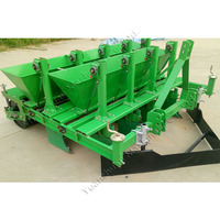 Planteur d'ail à traction à Six rangées, machine de plantation d'ail à quatre roues
