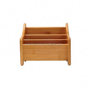 Organizador de Escritorio Multifuncional Hecho a Mano con Bambú Ecológico, Diseño Nuevo, Organizador de Mesa para Oficina en Casa, Sala de Estar - Product Image 3