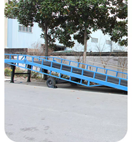 Pont d'embarquement mobile de 6 à 15 tonnes, plate-forme de chargement et de déchargement de voitures, rampe avec inclinaison réglable pour faciliter l'écoulement des conteneurs de fret