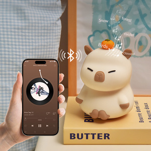 Lámpara de Silicona Personalizada, Luz Nocturna Infantil, Bajo MOQ, Luz Nocturna LED USB Recargable, Lindas Lámparas de Animales, Luz de Noche para Habitación Infantil - Product Image 5