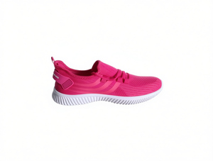 Scarpe da passeggio in rete slip-on con punta tonda, traspiranti, con intersuola in EVA e suola in gomma, per tutte le stagioni, Rosa 2057M - Product Image 1
