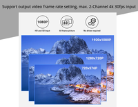 Codificador de Video en Vivo Portátil Mini HD H264 H265 2ch 4k Ndi para Transmisión de Juegos en Facebook y YouTube