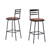 Chaise haute moderne YUKAI pour bar, cuisine, café, tabouret en métal pour table haute, restaurant, hôtel, extérieur YK-ST131
