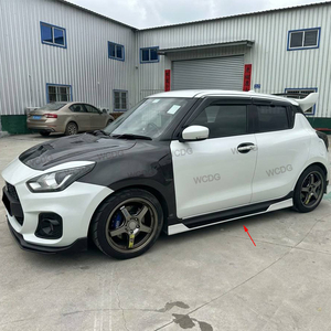 Jupes latérales en fibre de carbone pour Suzuki <span class=keywords><strong>Swift</strong></span> ZC33S <span class=keywords><strong>Sport</strong></span> 2018-2024, extensions de jupes de pare-chocs latéraux, séparateurs, pièces extérieures de voiture - Product Image 6