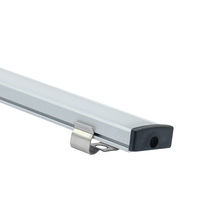 Profilé en aluminium de promotion avec bandes led pour éclairage de plafond et d'armoire LS-007 de coque linéaire en aluminium led