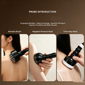 Masseur à ventouses à aspiration sous vide, outil de massage corporel amincissant à 3 poignées pour la réduction de la cellulite - Product Image 2