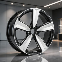 Rines Negros de Aleación Forjada de 18 y 19 Pulgadas, ET35 5x114.3 CB73.1 para Lexus, Toyota Crown, Camry, Highlander, Mazda 6