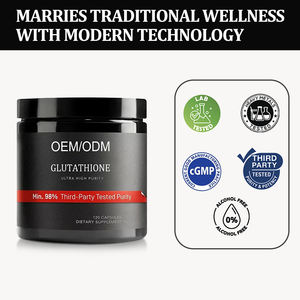 แคปซูลกลูตาไธโอนความแข็งแรงสูงพิเศษมีสาร98% + สารต้านอนุมูลอิสระจากบุคคลภายนอกที่ผ่านการทดสอบสูงอาหารเสริมเพื่อสุขภาพสำหรับ - Product Image 4