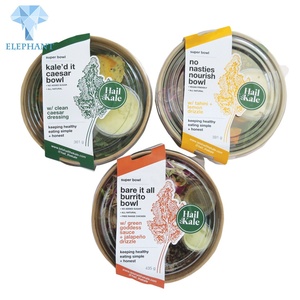 Custom Logo Chinese Kraft Biodegradable Pet Fast Takeway Food <b>Box</b> Packaging - Product Image 3