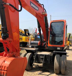 Doosan 15 toneladas, EX100WD EX160WD EX100WD de uso, excavadora de ruedas de 12, 2 y 3, 2 y 3, 2 y 2 de las ruedas de la empresa Doosan - Product Image 1