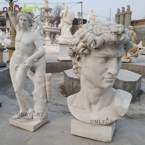 Approvisionnement d'usine Pierre Blanche Marbre Romain César Auguste Statue Sculpture - Product Image 5