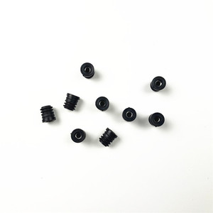 Cache-<span class=keywords><strong>tube</strong></span> avec écrou fileté / Bouchons de <span class=keywords><strong>tube</strong></span> en plastique / <span class=keywords><strong>Bouchon</strong></span> <span class=keywords><strong>rond</strong></span> en plastique noir <span class=keywords><strong>pour</strong></span> pieds de meubles en <span class=keywords><strong>acier</strong></span> - Product Image 2