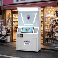 Photomaton personnalisable avec imprimante de passeports, support de paiement en espèces et par carte, logiciel, logo, distributeur automatique de photos