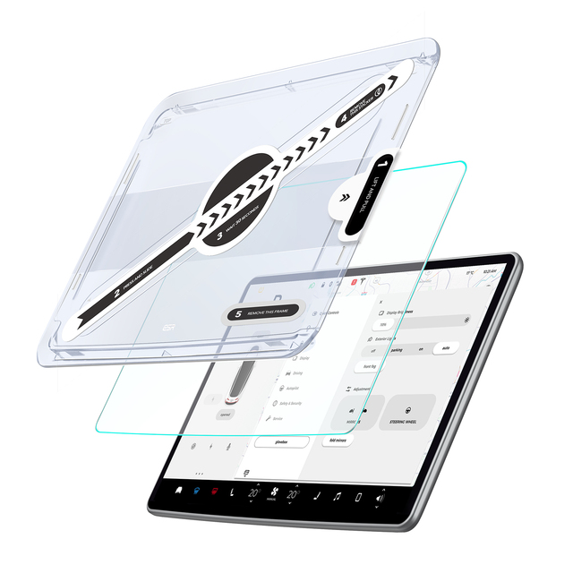 ESR Screen Protector for Tesla Model 3 Y Car Center Control Navigation Tempered Glass