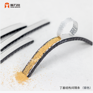 Thiết kế truyền thống BUTYL niêm phong Spacer với giải quyết chất hút ẩm sàng phân tử cho cửa sổ kính cách nhiệt đôi - Product Image 3