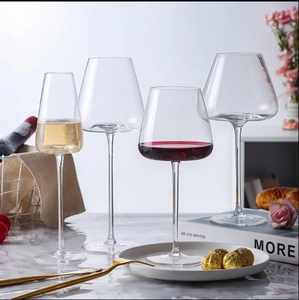 Verre à vin concave-convexe de qualité supérieure ultra-mince Base pomme Verre à vin en cristal moderne Bourgogne <span class=keywords><strong>Bordeaux</strong></span> Verres à vin en gros - Product Image 2