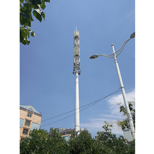 Duy nhất-cực <span class=keywords><strong>BTS</strong></span> GSM Viễn Thông tháp thép monopole Ống tháp - Product Image 4