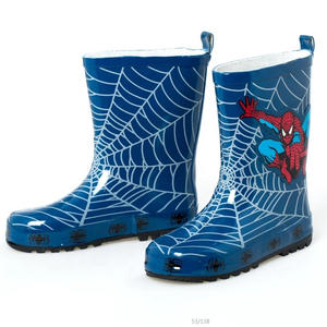 2025 nouveau style bleu dessin animé bottes <span class=keywords><strong>de</strong></span> <span class=keywords><strong>pluie</strong></span> en caoutchouc pour garçons caractéristique imperméable pour la saison d'automne - Product Image 1