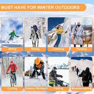 ヒートパック安全な自己発熱耐寒性ウォーミング使い捨てハンドウォーマーパック旅行用キャンプハイキングスキー冬の暖かい - Product Image 6