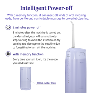 Mini irrigateur buccal portable sans fil pour le nettoyage des dents et la hygiène dentaire - Product Image 4