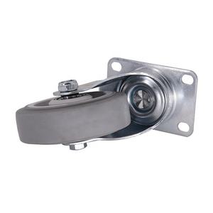 TPR Industrielle Universal-Rundrad-Lenkrollen Geradeaus Gerade Verriegelung Schwerlast-Laufrollen 125 mm (4er-Set) Rollen - Product Image 5