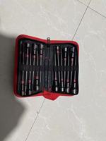 Jeu de douilles magnétiques puissantes 16 pièces, jeu d'embouts de tournevis électrique, boîte à outils portable pour démontage et usage domestique