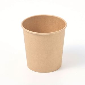 Tazón de Ensalada Desechable Ecológico de Papel Kraft 100% Biodegradable, Apto para Microondas, Duradero, con Tapa, para Arroz, Desayuno, Camping - Product Image 3