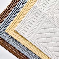 Papier peint auto-adhésif en mousse PE de couleur chaude durable, carreaux muraux en mousse, briques en mousse, papier peint 3D pour salon