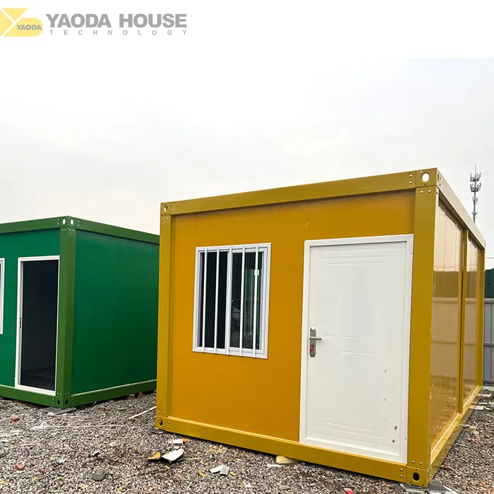 Two Storey Water Proof Low Cost Sandwich Panel Steel Structure Container House for Accommodation