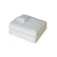 BSCI CE RoHS conforme couverture chauffante électrique élément de fil chauffant Portable Polyester US Plug pour usage domestique pour les chambres à coucher