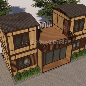 Casa de Madera Personalizada, Oficina con Diseño Rústico, Casa de Huéspedes Portátil de Lujo - Product Image 1