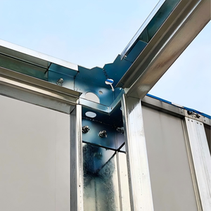 Contenedor de Acero Galvanizado Prefabricado Portátil de 20 pies/40 pies, Estructura Plana para Casa Contenedor sin Paredes - Product Image 4