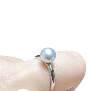 Anillo de Perlas de Agua Dulce, Plata S925, Oro K, Elaborado con Perlas de 7.5-8 mm de Grosor, Brazalete Resistente, Luz Intensa, Ideal para el Trabajo - Product Image 5