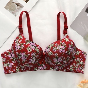 Tùy Chỉnh Bán Buôn Thiết Kế Thời Trang Hot Flower In Phụ Nữ Đồ Lót Chất Lượng Tốt Áo Ngực Cho Phụ Nữ Kích Thước 36 - Product Image 4