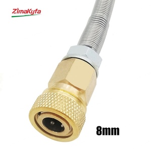 อะแดปเตอร์ชาร์จ Zimakyfa DCDMT DIN300bar G5/8 พร้อมสายรีโมทแรงดันสูงเสริมแรง HPA ยาว 50 ซม. และหัวต่อแบบปลดเร็วขนาด 8 มม. - Product Image 5
