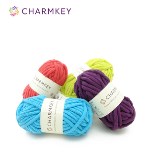 Manta de bebé gruesa de chenilla de poliéster 100% súper suave, patrón teñido de alta resistencia en Stock - Product Image 5