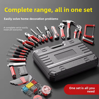 Juego de Herramientas Manuales de 101 Piezas para Electricistas y Trabajos de Carpintería con Estuche de Plástico