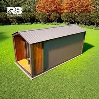 Maison préfabriquée modulaire de luxe de 20 pieds, 2 à 3 chambres, maison mobile préfabriquée, bureau, hôtel, cabine, petite villa