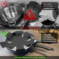 Tapis de protection de table anti-rayures Tapis de protection de pot en silicone pour casseroles empilables Tapis de protection pour ustensiles de cuisine