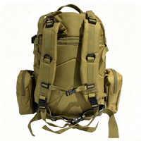 Sac à dos tactique Molle détachable de 60 L, grand sac d'assaut avec pochettes amovibles pour le camping et la randonnée en plein air
