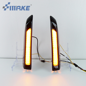 Luce Diurna Modificata Smrke Auto per <span class=keywords><strong>Toyota</strong></span> Agya 2023 2024 2025 Faro LED Fendinebbia DRL con Indicatore di Direzione Dinamico - Product Image 3