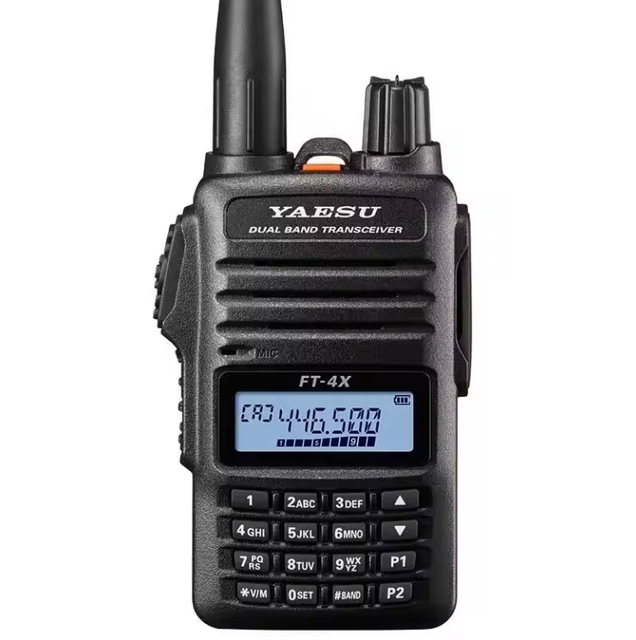 Original YAESU FT-4X Walkie Talkie,Hot Sell VHF/UHF Dual Band FM Handheld FT 4XR 5W with 1750 MAh Li Ion Battery Walkie Talkie